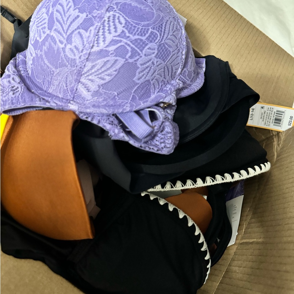 Resell LOT of NWT bras/swim tops - varied sizes